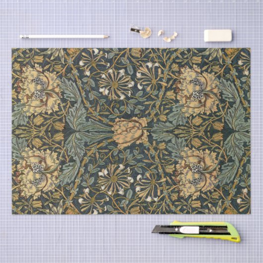 William Morris-Entwurf #7 Seidenpapier (Handwerk)