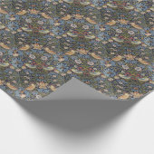 William Morris-Erdbeerdieb-Entwurf 1883 Geschenkpapier (Ecke)