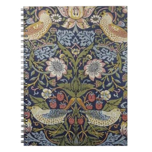 William Morris-Erdbeerdieb-Entwurf 1883 Notizblock (Vorderseite)