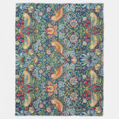 William Morris - Erdbeerdieb Fleecedecke (Vorderseite)