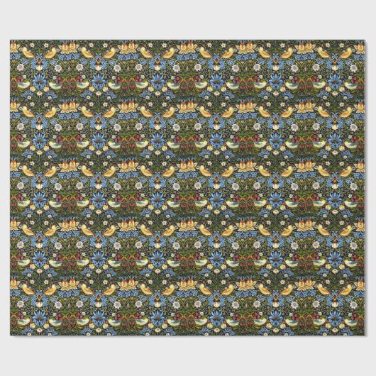 William Morris - Erdbeerdieb,  Geschenkpapier (Flach)