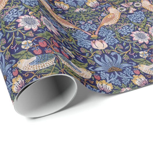 William Morris-Erdbeerdieb Geschenkpapier (Rolleneckpunkt)