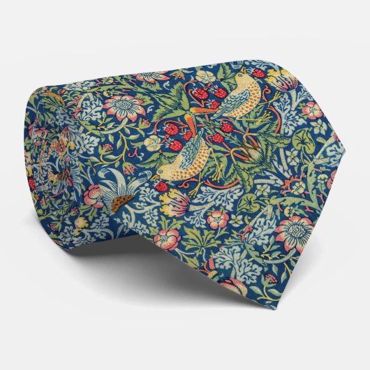 William Morris - Erdbeerdieb Krawatte (Gerollt)