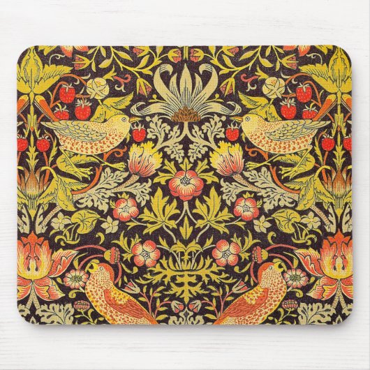 William Morris-Erdbeerdieb-Muster Mousepad (Vorne)