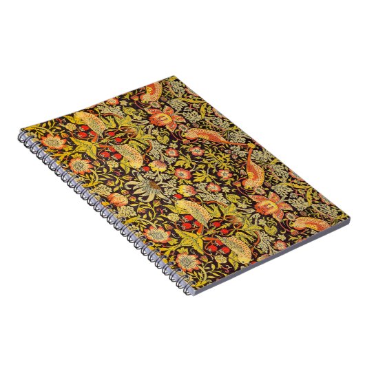 William Morris-Erdbeerdieb-Muster Notizblock (Rechte Seite)