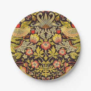 William Morris-Erdbeerdieb-Muster Pappteller