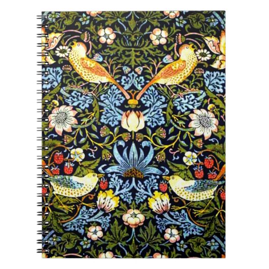 William Morris - Erdbeerdieb, Notizblock (Vorderseite)
