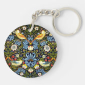 William Morris - Erdbeerdieb, Schlüsselanhänger (Rückseite)