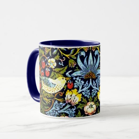 William Morris - Erdbeerdieb Tasse (Vorderseite Links)