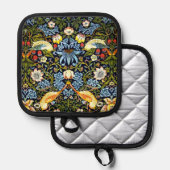 William Morris - Erdbeerdieb Topflappen (Vorderseite/Rückseite)