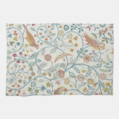 William Morris - Eule und Berries Geschirrtuch (Horizontal)