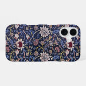 William Morris Evenlode Blumenmuster iPhone 16 Hülle (Rückseite (Horizontal))