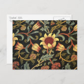 William Morris Evenlode Postkarte (Vorne/Hinten)
