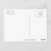 William Morris Evenlode Postkarte (Rückseite)