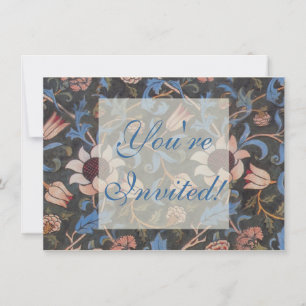 William Morris Evenlode Textile Floral Art Einladung