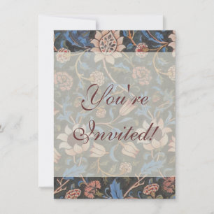 William Morris Evenlode Textile Floral Art Einladung