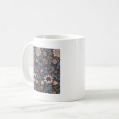 William Morris Evenlode Textile Floral Art Kaffeetasse (Vorderseite Links)