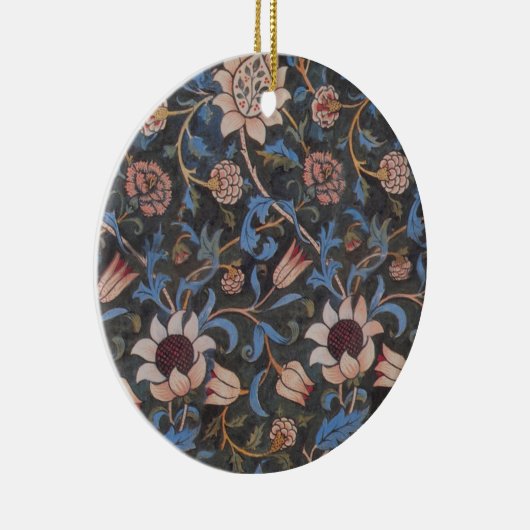 William Morris Evenlode Textile Floral Art Keramikornament (Rechts)