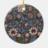William Morris Evenlode Textile Floral Art Keramikornament (Hinten)