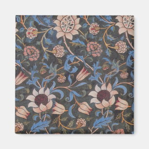William Morris Evenlode Textile Floral Art Magnet