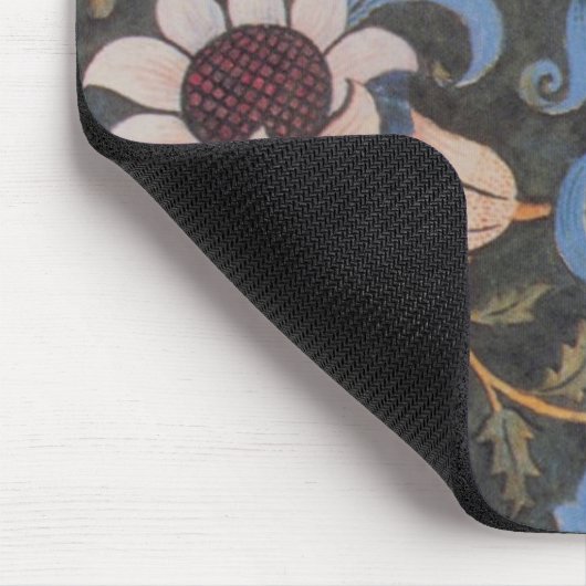 William Morris Evenlode Textile Floral Art Mousepad (Ecke)