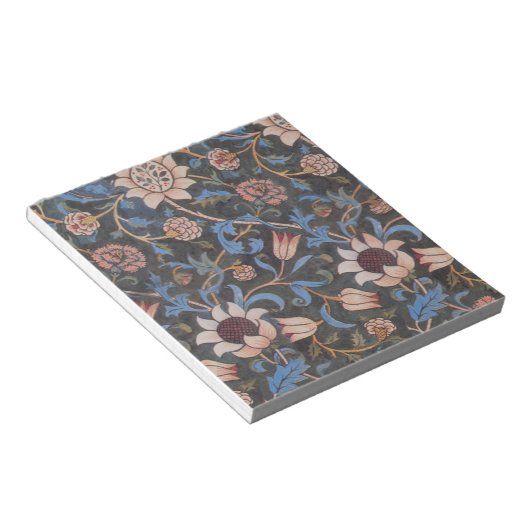 William Morris Evenlode Textile Floral Art Notizblock (angewinkelt)