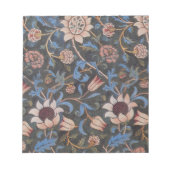 William Morris Evenlode Textile Floral Art Notizblock (Vorderseite)