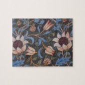 William Morris Evenlode Textile Floral Art Puzzle (Horizontal)