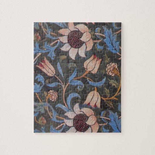 William Morris Evenlode Textile Floral Art Puzzle (Vertikal)