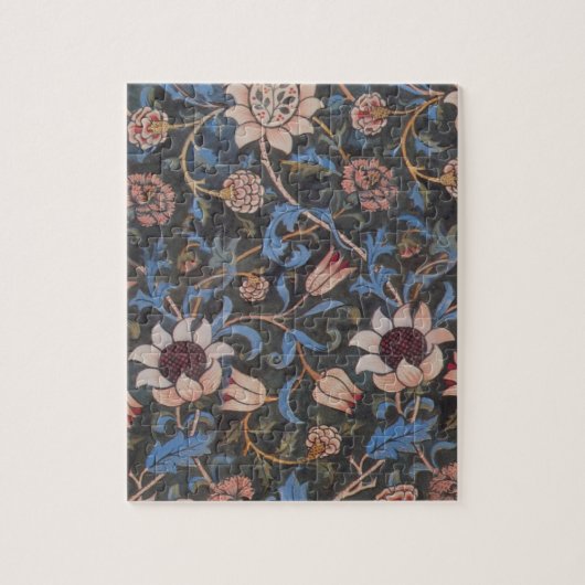 William Morris Evenlode Textile Floral Art Puzzle (Vertikal)