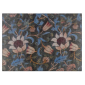 William Morris Evenlode Textile Floral Art Schneidebrett (Vorderseite)