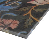 William Morris Evenlode Textile Floral Art Schneidebrett (Ecke)