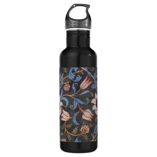 William Morris Evenlode Textile Floral Art Trinkflasche (Vorderseite)