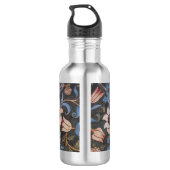 William Morris Evenlode Textile Floral Art Trinkflasche (Rückseite)