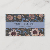 William Morris Evenlode Textile Floral Art Visitenkarte (Vorderseite)