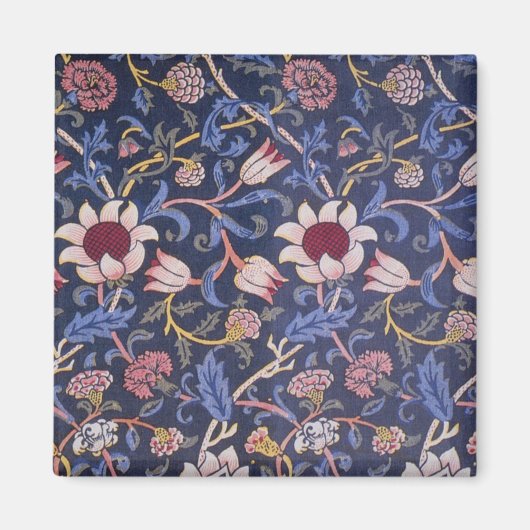 William Morris Evenlode Textilmuster Magnet (Vorne)