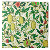 William Morris Exotic Frucht, Lemon Gelb Fliese (Vorderseite)