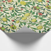 William Morris Exotic Frucht, Lemon Gelb Geschenkpapier (Ecke)