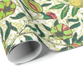 William Morris Exotic Frucht, Lemon Gelb Geschenkpapier (Rolleneckpunkt)