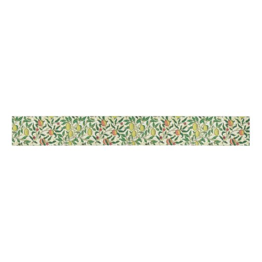 William Morris Exotic Frucht, Lemon Gelb Ripsband (Vorderseite)