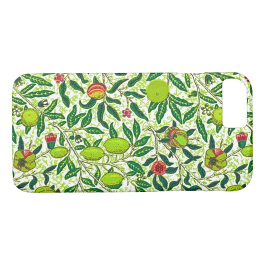 William Morris Exotic Frucht, Limettengrün Case-Mate iPhone Hülle (Rückseite (Horizontal))