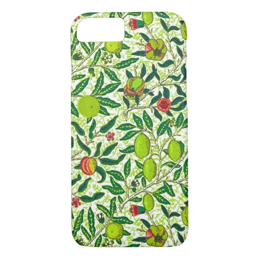 William Morris Exotic Frucht, Limettengrün Case-Mate iPhone Hülle (Rückseite)