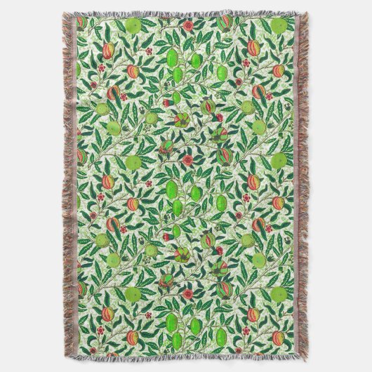 William Morris Exotic Frucht, Limettengrün Decke (Vorderseite Vertikal)