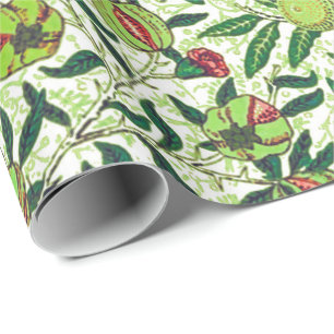 William Morris Exotic Frucht, Limettengrün Geschenkpapier