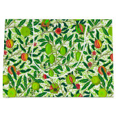 William Morris Exotic Frucht, Limettengrün Große Geschenktüte (Vorderseite)