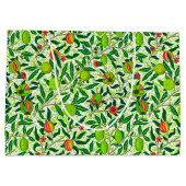 William Morris Exotic Frucht, Limettengrün Große Geschenktüte (Rückseite)