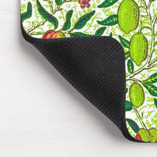 William Morris Exotic Frucht, Limettengrün Mousepad (Ecke)