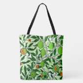 William Morris Exotic Frucht, Limettengrün Tasche (Rückseite)