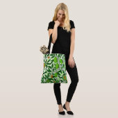 William Morris Exotic Frucht, Limettengrün Tasche (Am Model)