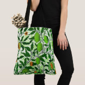 William Morris Exotic Frucht, Limettengrün Tasche (Von Nahem)